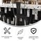 Flash Furniture Black Metal Stool with Black Poly Seat ET-3534-30-BK-PL1B-GG - alternate 4